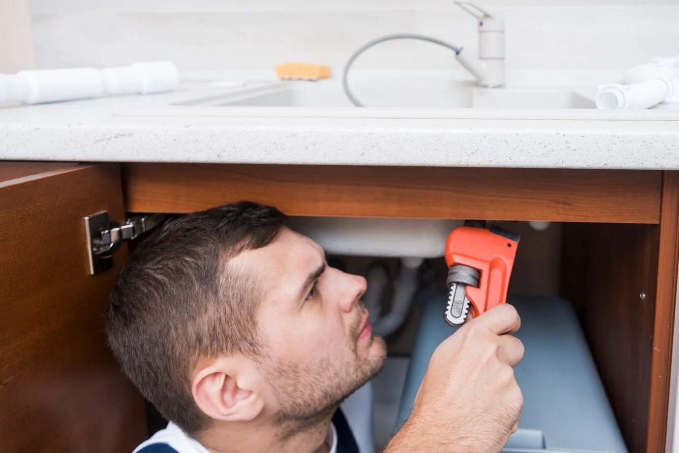 Leak Under Kitchen Sink In UK Leak Under Kitchen Sink In UK